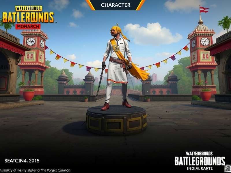 PUBG Warlord Monarch character selection screen